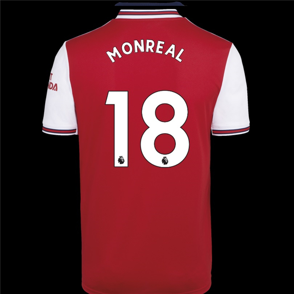 Arsenal Home Jersey 19/20 18#Monreal