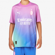 Kid's AC Milan Third Suit 23/24(Customizable)